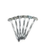Galvanized Iron (G.I.) Roofing Nails 2" and 2.5" – GI Roofing Nails with Large Head for Fixing Sheets, Shingles and Tar Felt, Corrosion-Resistant for Outdoor Use